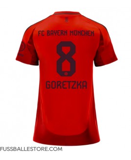 Günstige Bayern Munich Leon Goretzka #8 Heimtrikot Damen 2024-25 Kurzarm